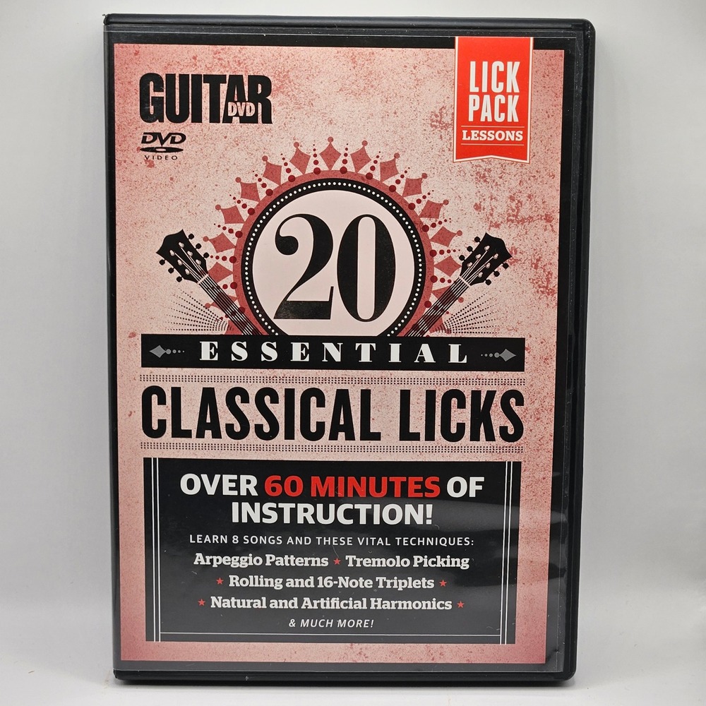 Guitar‎ World 20 Essential Classical Licks DVD Instruction Michael Hewett 2013